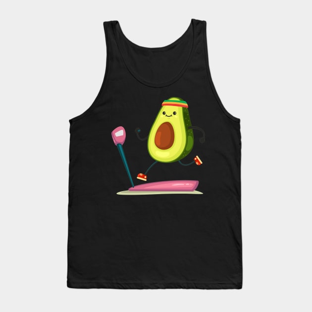 Cinco De Mayo Avo Cardio Funny Workout, Jogging, Running Pun Tank Top Tank Top by crosszcp2